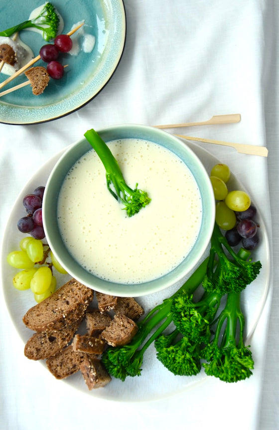 Veganes „Käse Fondue“