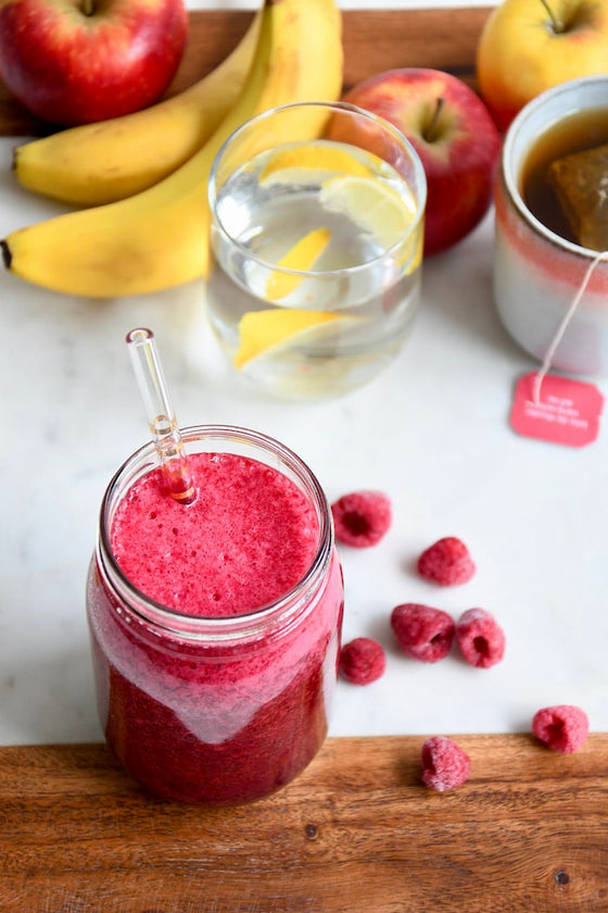 Rote-Bete-Himbeer-Smoothie – fruchtig, antioxidativ & mit Kollagen-Booster