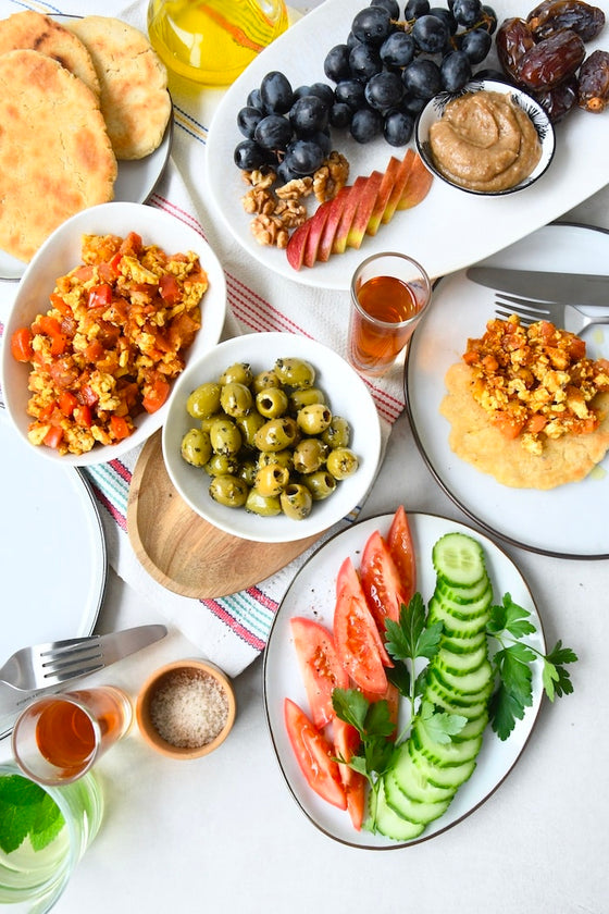 Türkische Frühstückstafel – vegan & glutenfrei