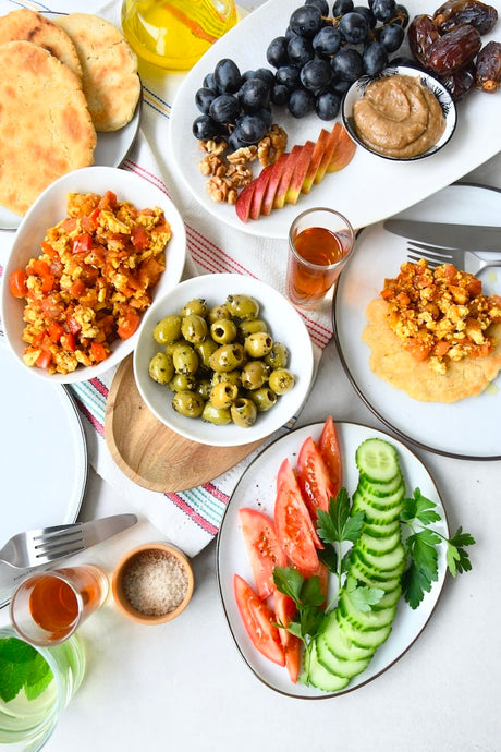 Türkische Frühstückstafel – vegan & glutenfrei