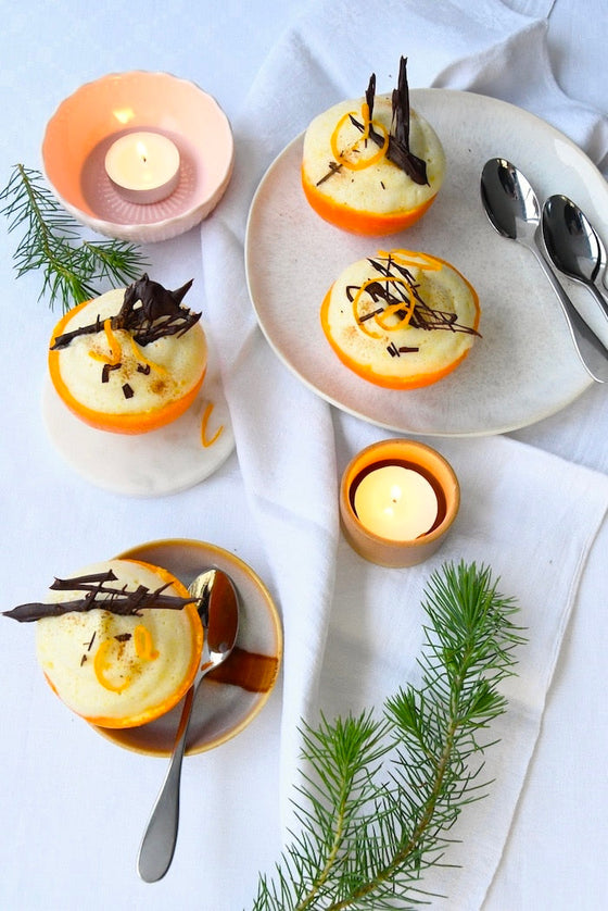 Fluffiges Orangen-Mousse ohne Zucker – vegan, glutenfrei & natürlich süß
