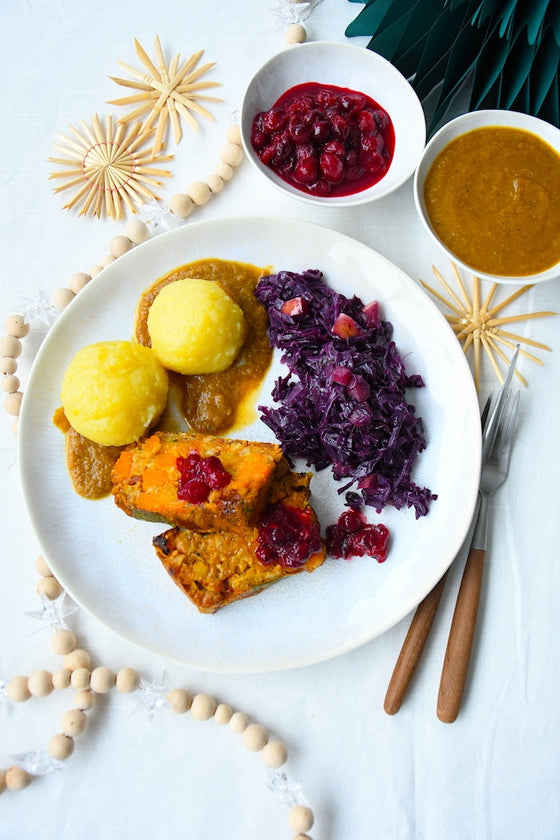 „Festtagsbraten“ mit zweierlei Saucen