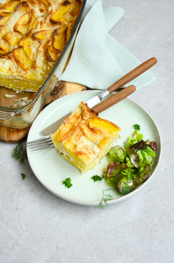 Kartoffelgratin – Klassisch, cremig & vegan interpretiert
