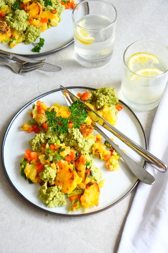 „Bauernfrühstück“ vegan und ohne Soja