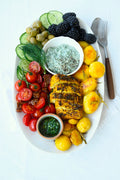 Mediterraner Tofu mit Dip