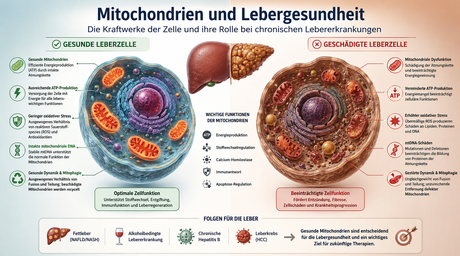 Mitochondriale Dysfunktion bei Lebererkrankungen: Neue Erkenntnisse aus der Forschung