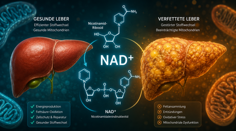 NAD+ und Fettleber (NAFLD): Was Studien über Nicotinamid-Ribosid und NMN wirklich zeigen