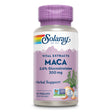 Flasche mit lila Etikett, Solaray Maca-Extrakt, 0,6% Glucosinolate, 300 mg, 60 Vegcaps, Non-GMO, Lab Verified.