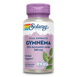 Flasche Solaray Gymnema Vital Extracts, 75% Gymnemsäuren, 385 mg, 60 Veggiekapseln, lila Etikett, pflanzliche Unterstützung, vegan.