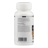 Eine weiße Plastikflasche mit einem Etikett, das Informationen über L-Carnitin 500 mg enthält. Auf dem Etikett stehen Angaben zur Verzehrempfehlung und Hinweise zur Lagerung. Ein Barcode ist am unteren Rand sichtbar.