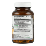 Das Bild zeigt eine braune Glasflasche mit einem weißen Etikett, auf dem "Supplement Facts" steht. Die Flasche enthält Nahrungsergänzungsmittel, genauer gesagt Lion's Mane Extrakt, und listet Inhaltsstoffe wie pflanzliche Cellulose und Quik-Sorb auf. Die Flasche ist auf einem weißen Hintergrund platziert.