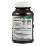 Eine braune Flasche mit weißem Deckel, auf der ein Etikett mit der Aufschrift 'Brocco-Glutathione™ with Setria® Glutathione' zu sehen ist. Das Etikett enthält Informationen zu den Supplement Facts, einschließlich der Inhaltsstoffe wie Setria® Glutathion und Brokkolisprossen. Die Flasche steht aufrecht, und der Hintergrund ist weiß.