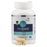Eine Flasche mit dem Etikett "PRO DIGEST LYPO" von American Biologics, enthält 90 Kapseln. Vegan und non-GMO. Nahrungsergänzungsmittel.
