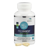 Flasche mit Nahrungsergänzungsmittel 'Pro Digest Intolerance', 90 Kapseln. Vegan, non-GMO, Enzymmischung für Verdauung.