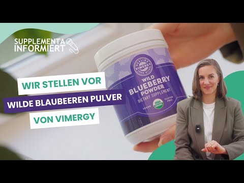 Das Bild zeigt das Logo von "Supplementa" mit einem großen, grünen Play-Button und dem Wort "VIDEO" darunter. Der Hintergrund ist hell mit einem subtilen Blattmuster.