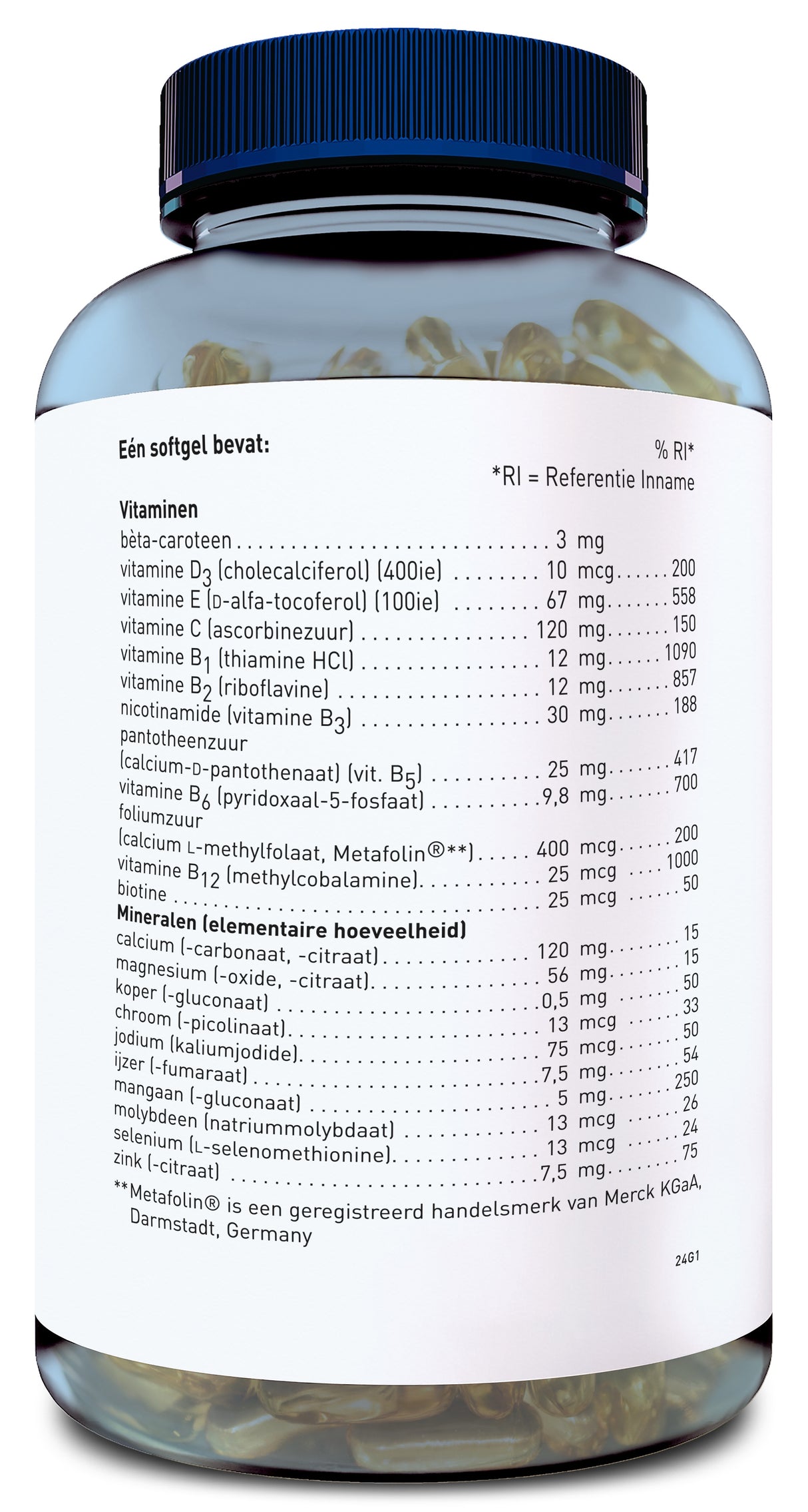 Eine dunkelbraune, ovale Kapsel liegt horizontal auf einem weißen Hintergrund. Unter der Kapsel ist ein Lineal abgebildet, das in Zentimetern skaliert ist, wobei die Kapsel etwa 2 Zentimeter lang ist.