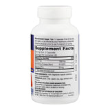 Flasche mit Nahrungsergänzungsmittel, Etikett zeigt Inhaltsstoffe: Betaine HCl, Protease-Mischung, Mucosave. 60 Portionen, vegetarische Kapseln.