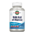 Flasche mit Nahrungsergänzungsmittel 'Malic Acid with Magnesium' von KAL, 120 Tabletten. Unterstützt Energie, vegan, glutenfrei.