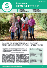 Titelseite der Supplementa Monatsnews im November 2013