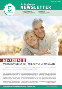 Titelseite der Supplementa Monatsnews im Oktober 2014