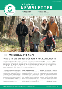Titelseite der Supplementa Monatsnews im März 2015