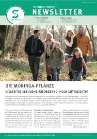 Newsletter-Titelseite im März 2015