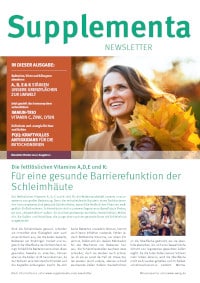 Supplementa Monatsnews im Oktober 2021