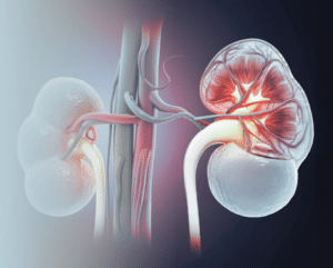 Die Nieren und ihre Blutgefäße