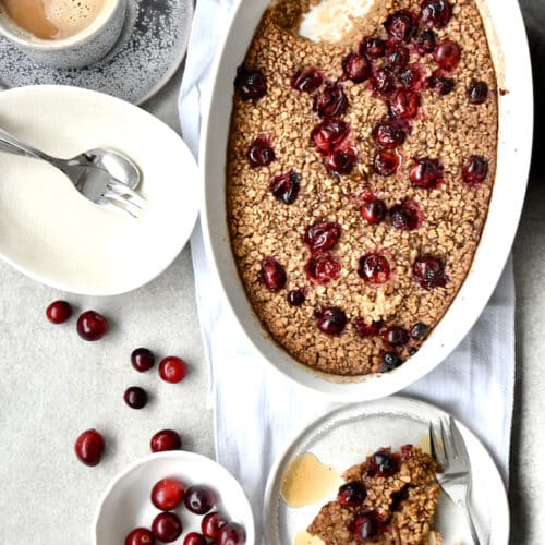 Cranberry-Flocken-Auflauf
