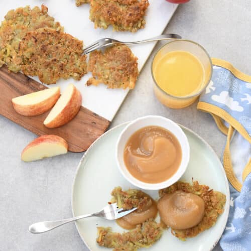 Kartoffelpuffer mit Apfelmus
