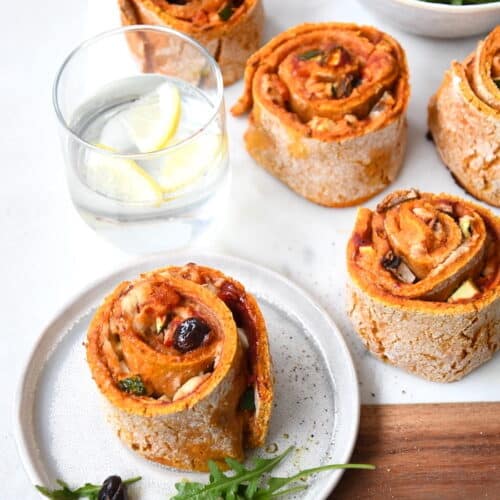 Pizzaschnecken aus Süßkartoffeln