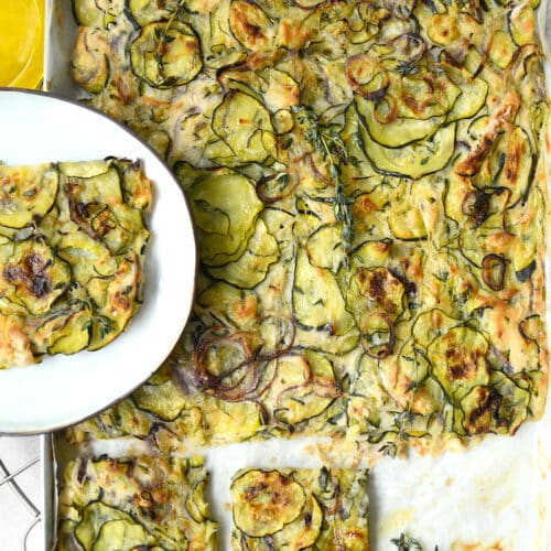 Zucchinikuchen vom Blech