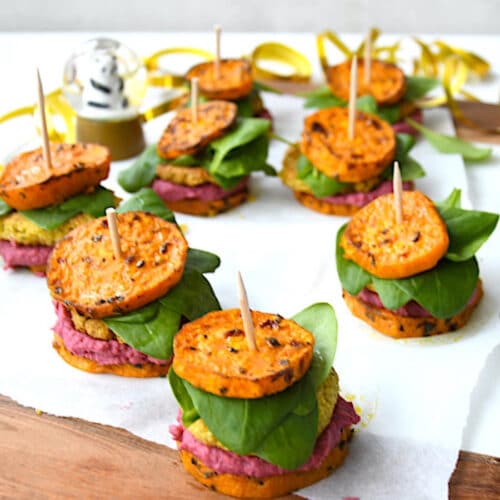 Süßkartoffel-Mini Burger
