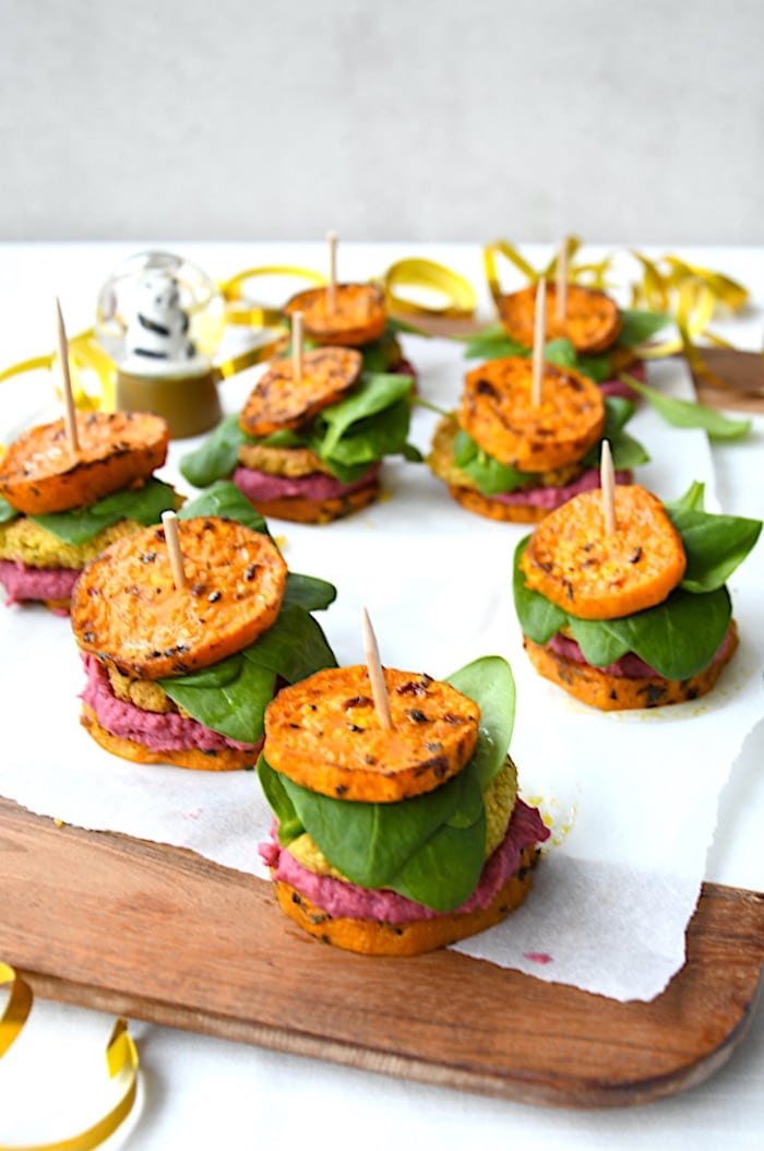 Süßkartoffel-Mini Burger