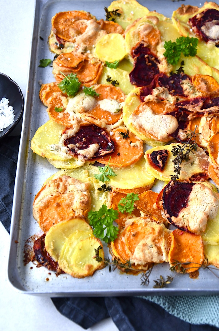 Buntes Gratin vom Blech