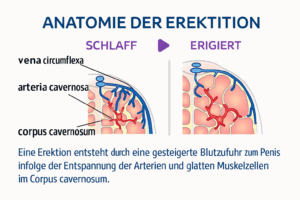 Anatomische Grundlagen der Erektion: Die Durchblutung der Schwellkörper