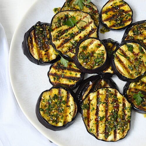 Gegrillte Aubergine