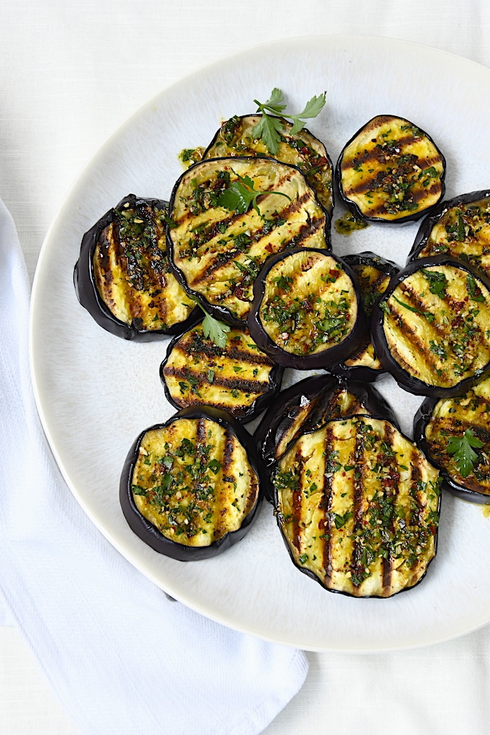 Gegrillte Aubergine