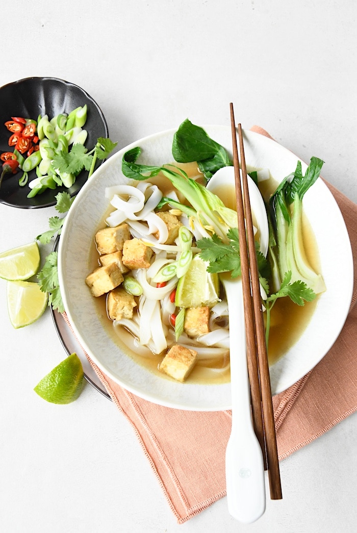 Vegane Pho – vietnamesische Frühstückssuppe, glutenfrei & entzündungshemmend