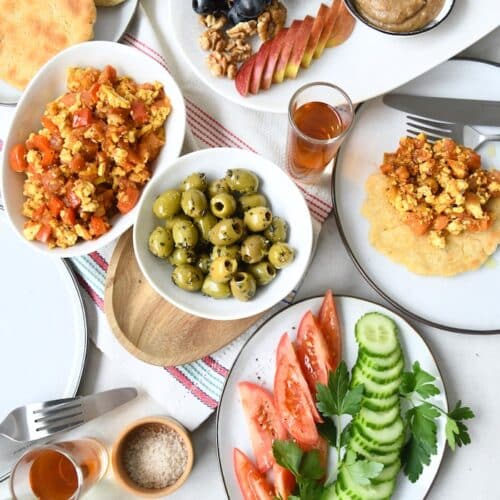 Türkische Frühstückstafel – vegan & glutenfrei