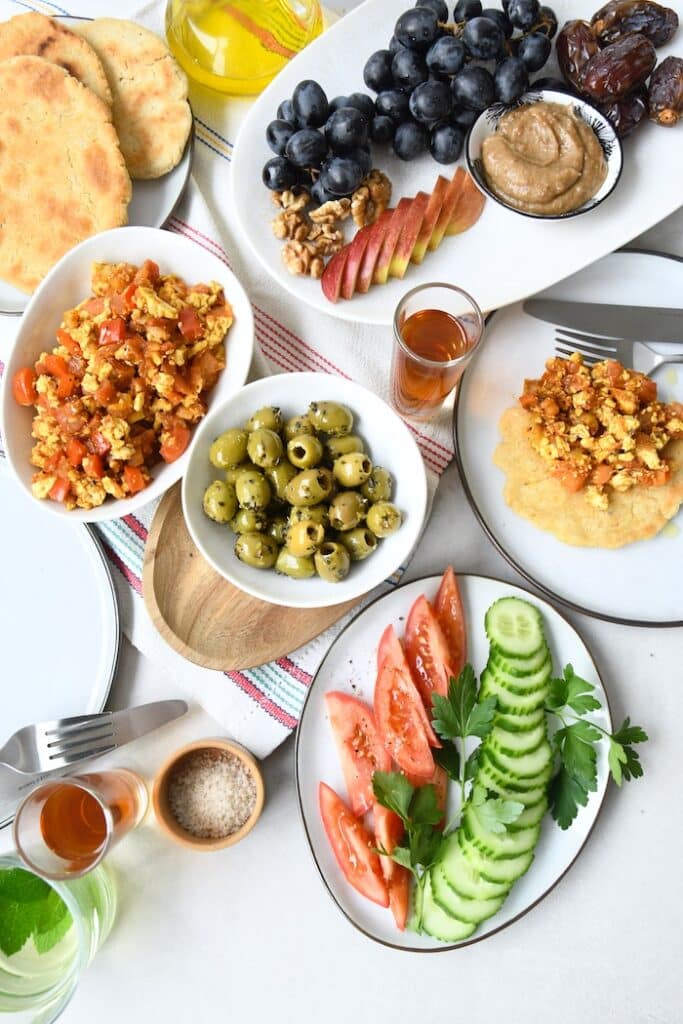 Türkische Frühstückstafel – vegan & glutenfrei