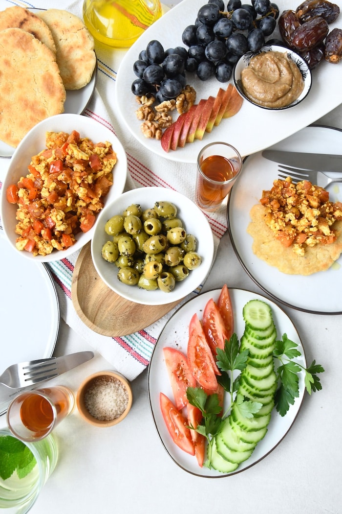 Türkische Frühstückstafel – vegan & glutenfrei